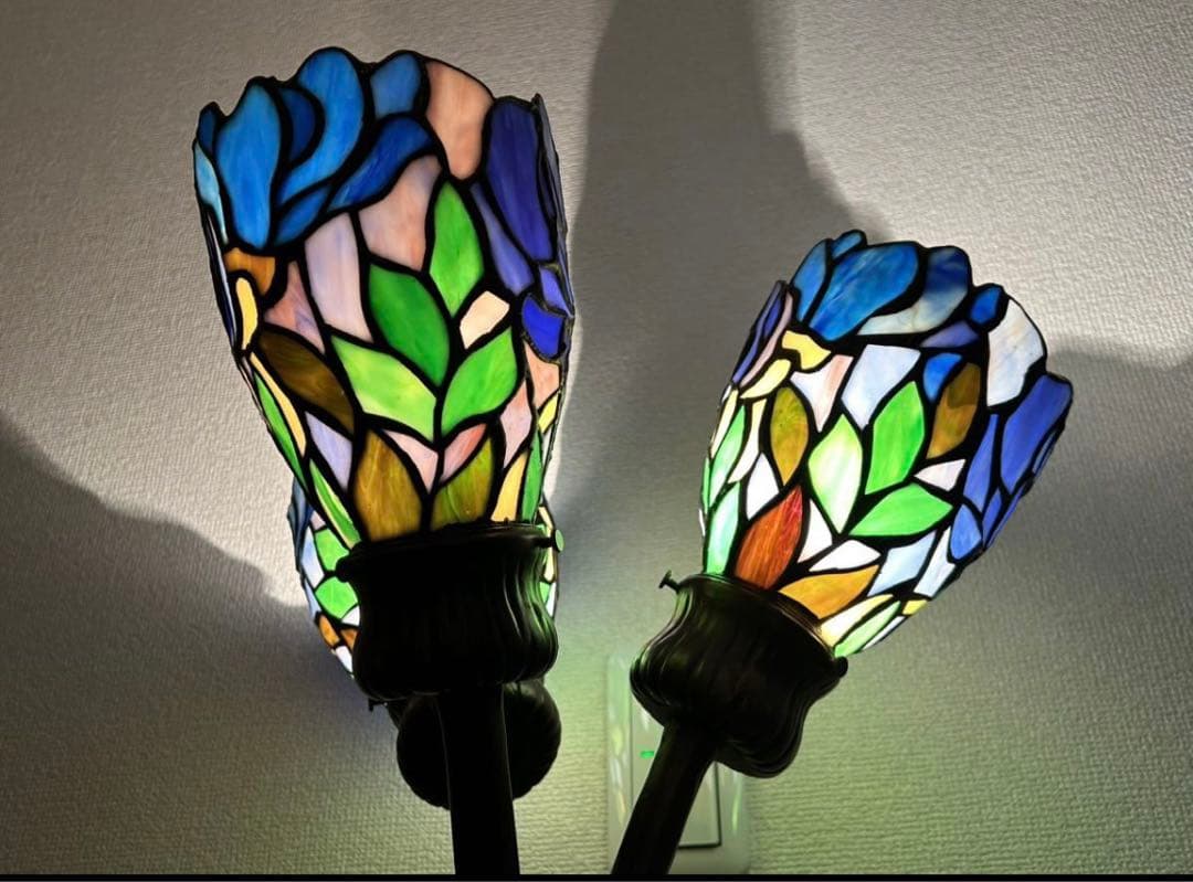 ステンドグラスランプ　アンティークランプ