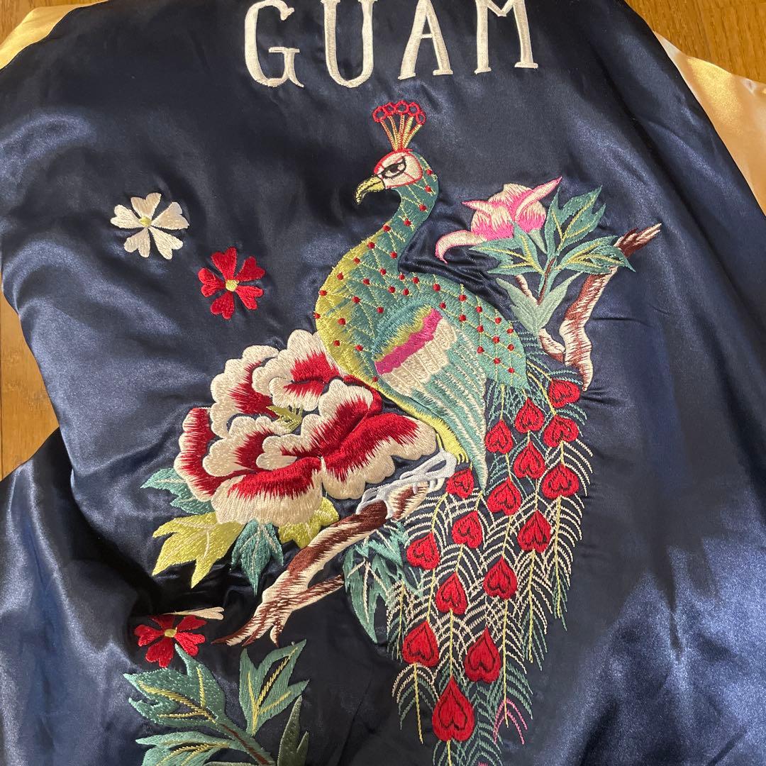 テーラー東洋　スカジャン ドラゴン GUAM刺繍