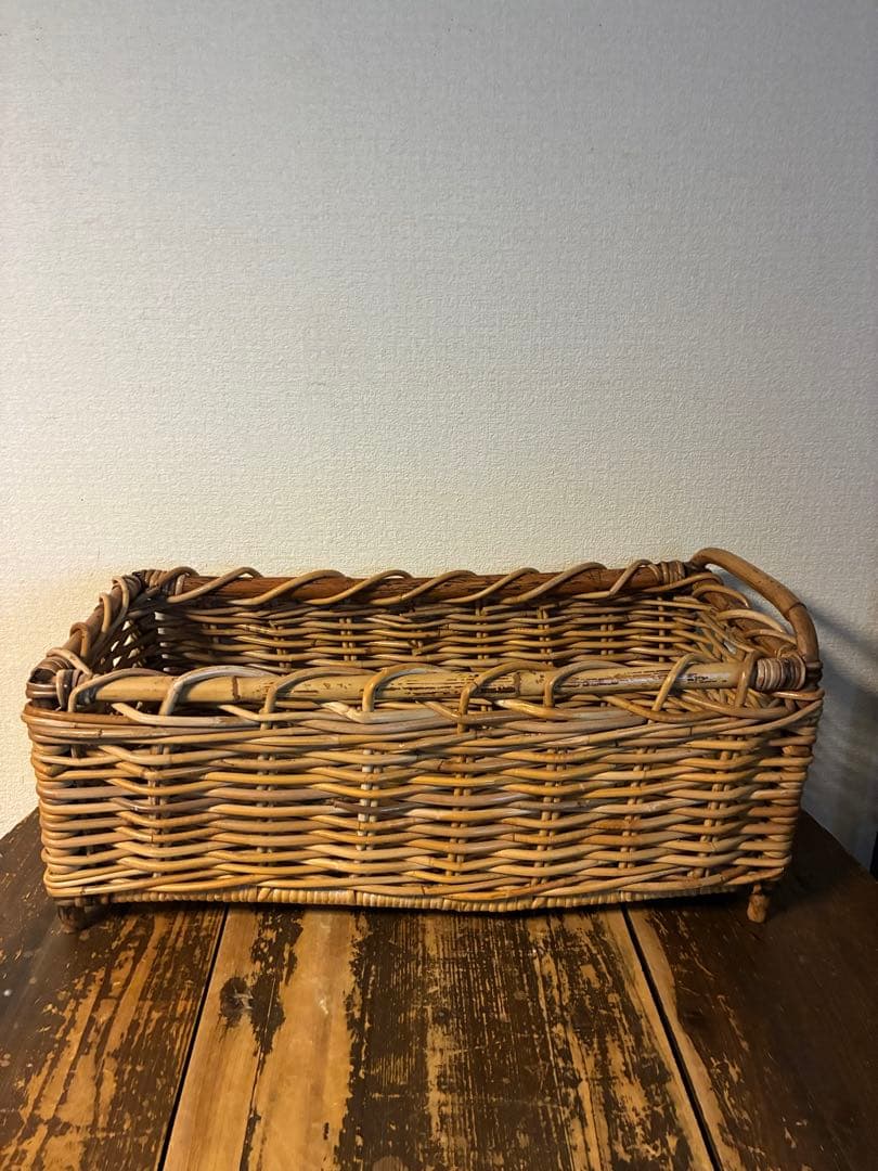 おまとめ　かごバスケット6点　木箱5点　アルミ皿　16点
