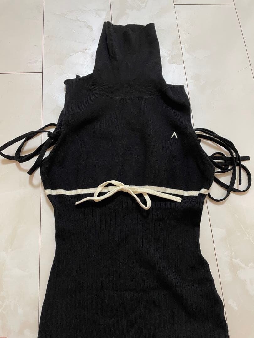 andmary ニット半袖黒　トップス正規品