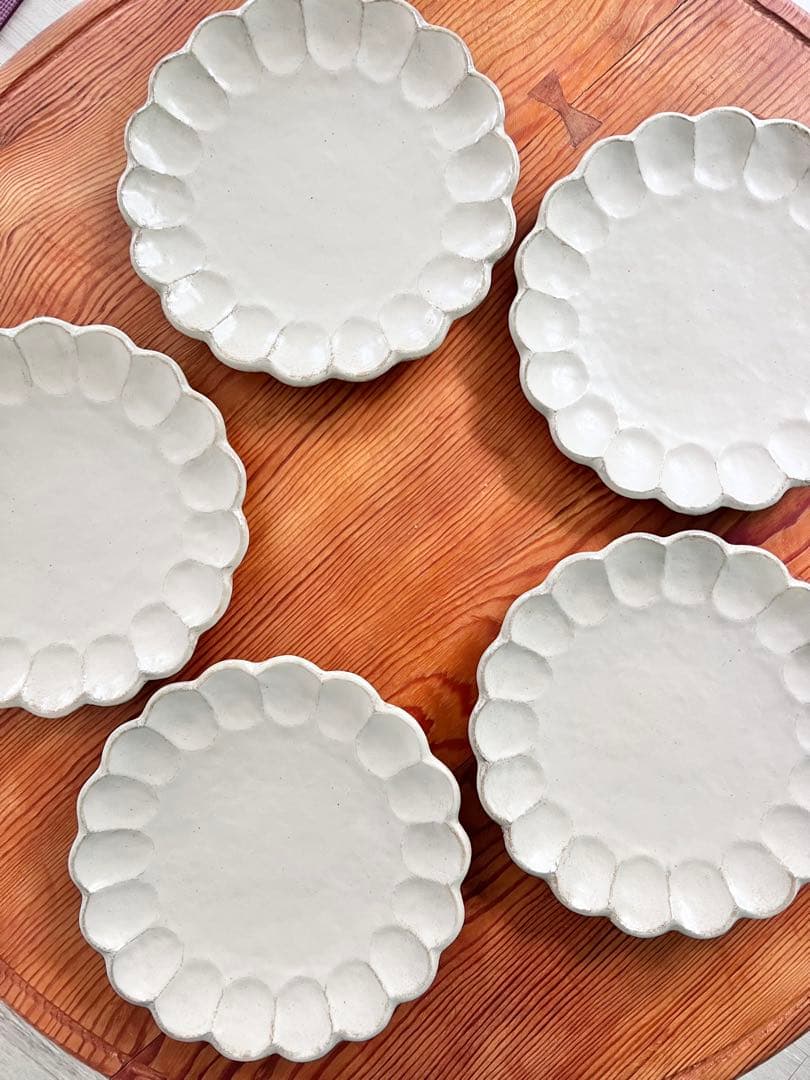 リンカ　美濃焼　大皿　カフェ　ワンプレート　おしゃれ　北欧　ホワイト　皿