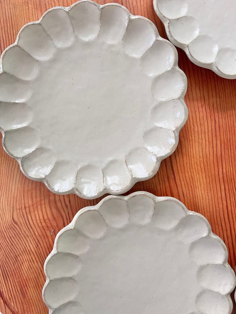 リンカ　美濃焼　大皿　カフェ　ワンプレート　おしゃれ　北欧　ホワイト　皿