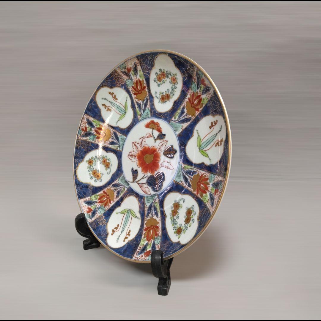 有田焼　有田製窯　額皿　ゴールド伊万里　インテリア　27cm　置物　骨董　大皿