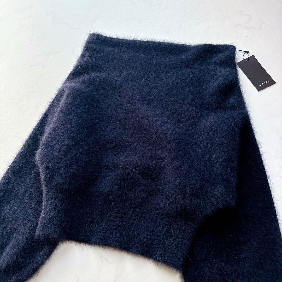 【anuans】25AW 新品　ラクーンフォックスオフショルニットプルオーバー