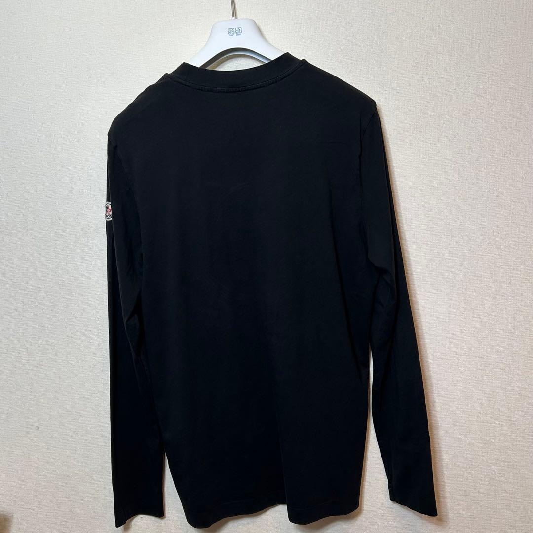 美品 MONCLER モンクレール 長袖 Tシャツ ロンT 紺色 Lサイズ