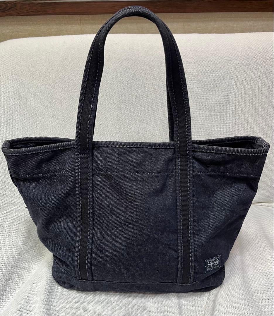 ✨未使用品✨PORTER ポーターガール トートバック A4可 デニム　肩がけ