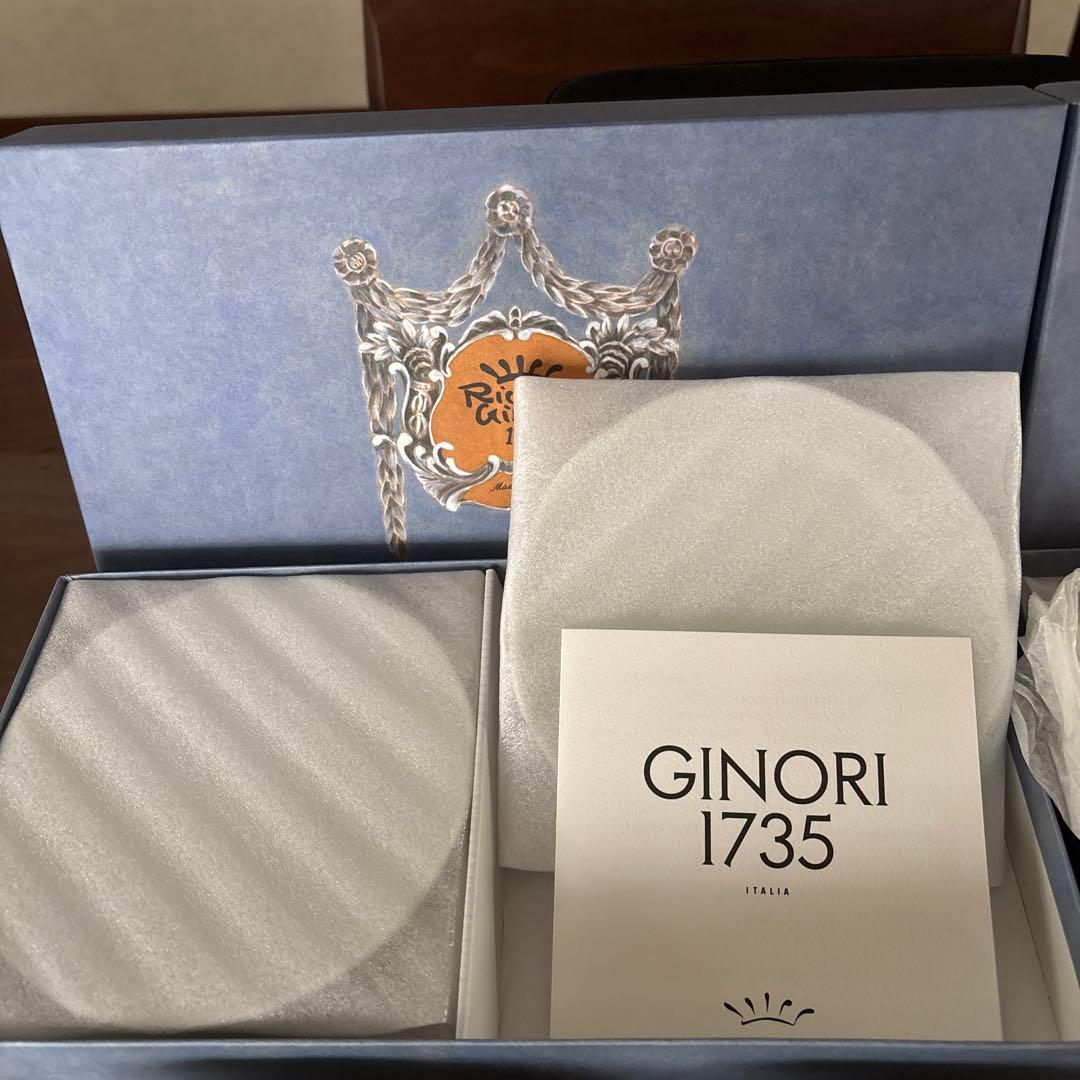 GINORI ベッキオホワイトラウンド(S)６枚セット