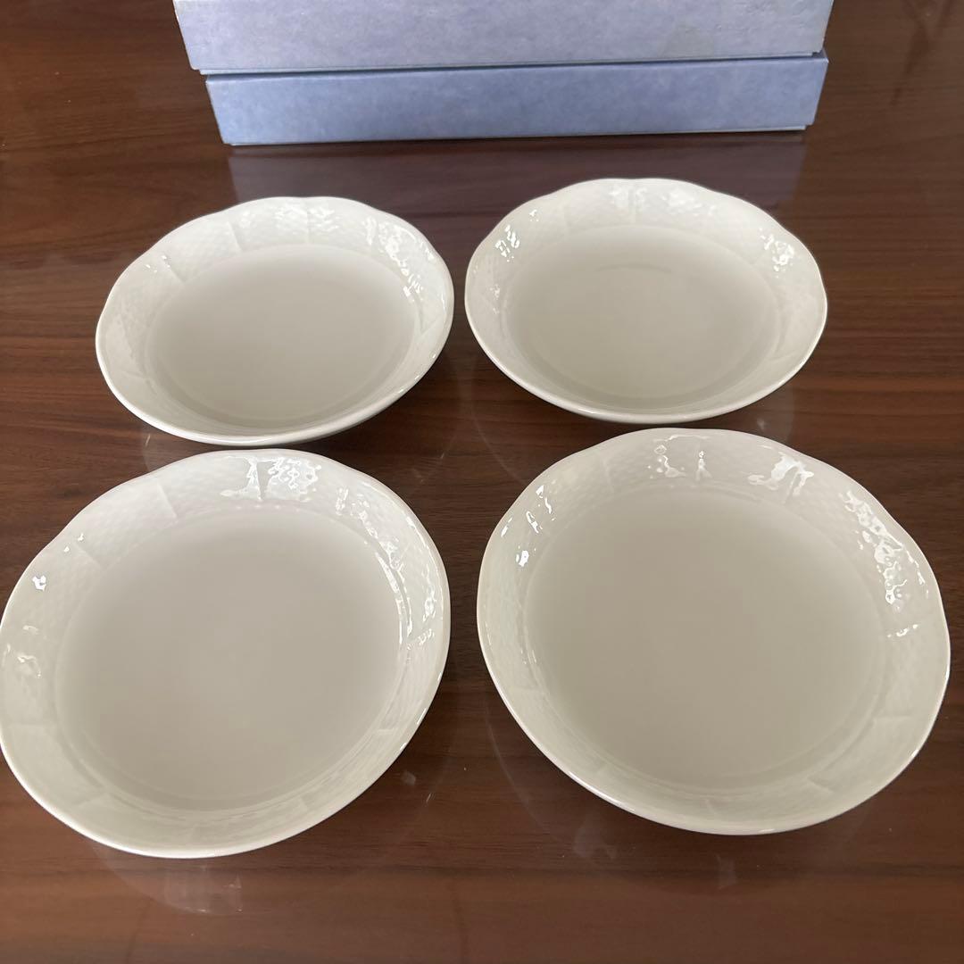 GINORI ベッキオホワイトラウンド(S)６枚セット