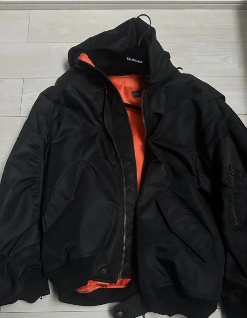 BALENCIAGA オーバーサイズ カレッジ ブルゾン