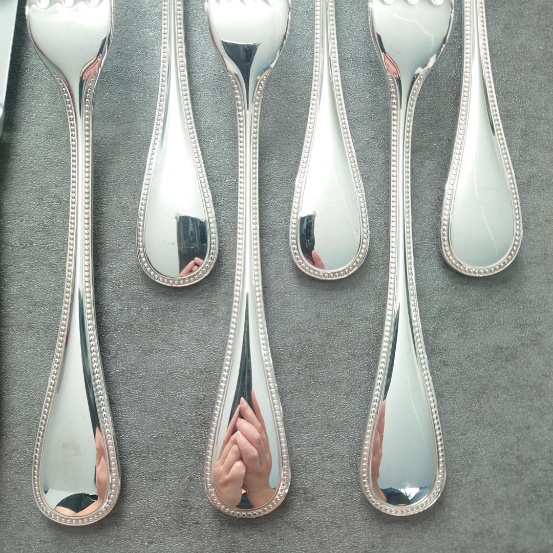 美品 クリストフル パール テーブルナイフ テーブルフォーク 12点