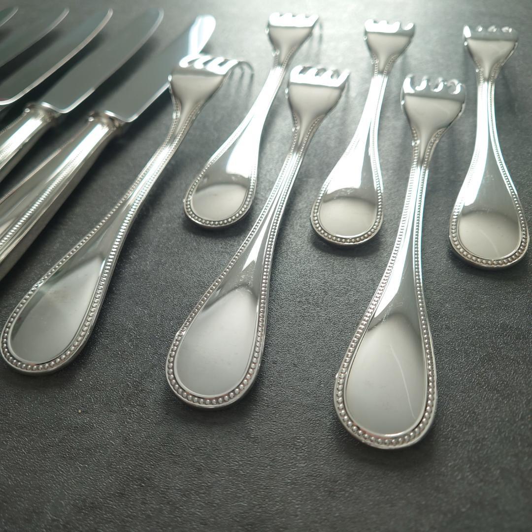 美品 クリストフル パール テーブルナイフ テーブルフォーク 12点