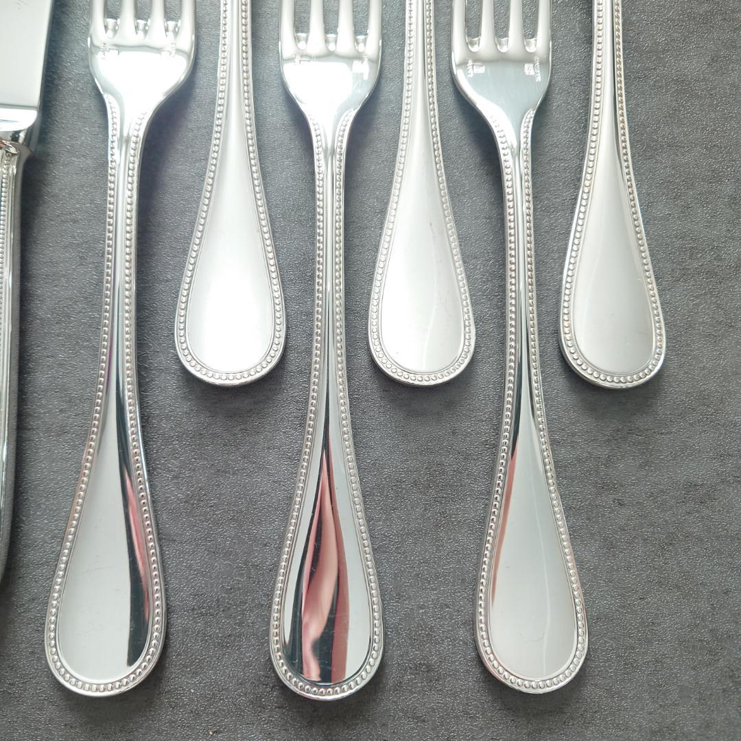 美品 クリストフル パール テーブルナイフ テーブルフォーク 12点