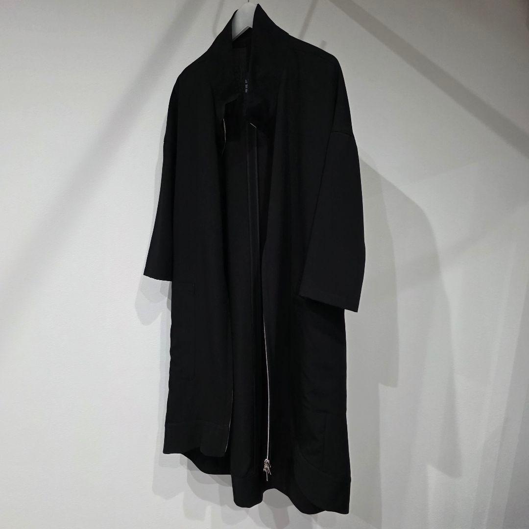 LIMI feu　リミフゥ　ロングジャケット　S　ブラック