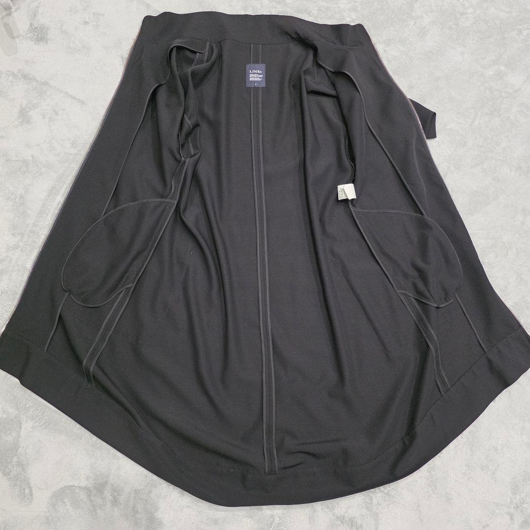 LIMI feu　リミフゥ　ロングジャケット　S　ブラック