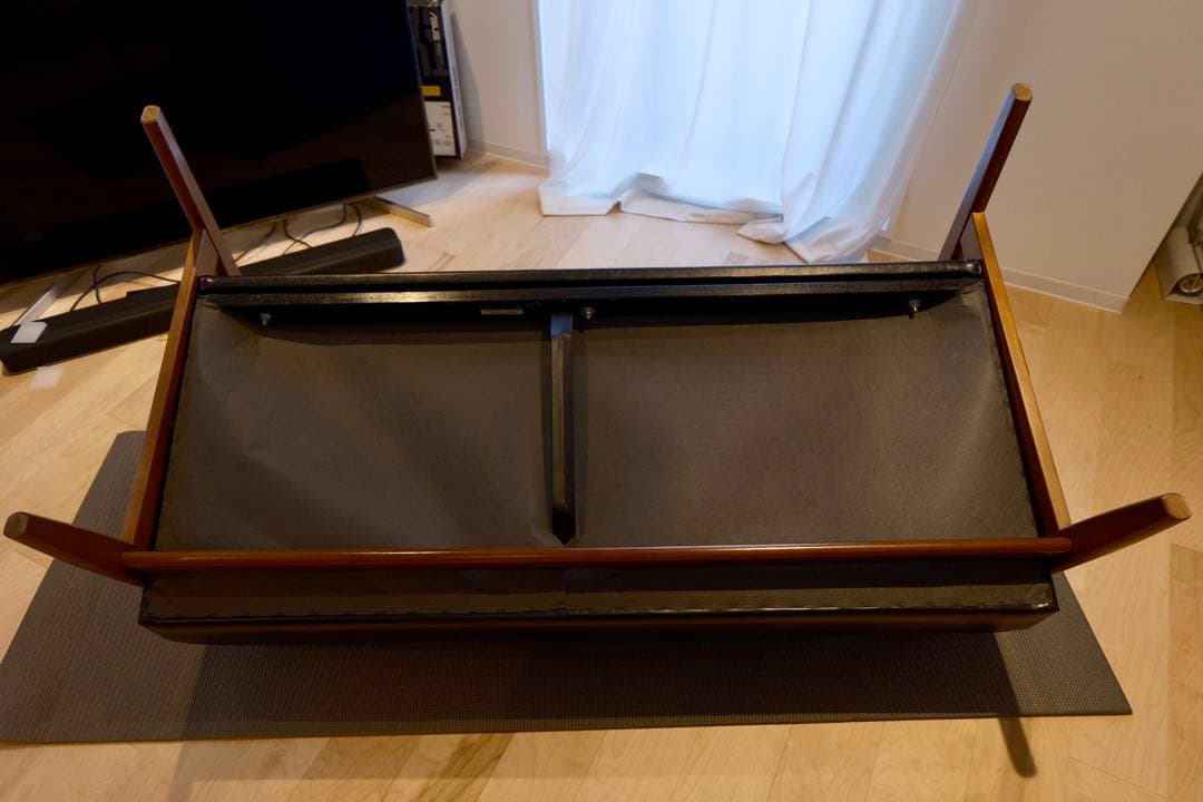 カリモク60 Kチェア2シーター　ブラック