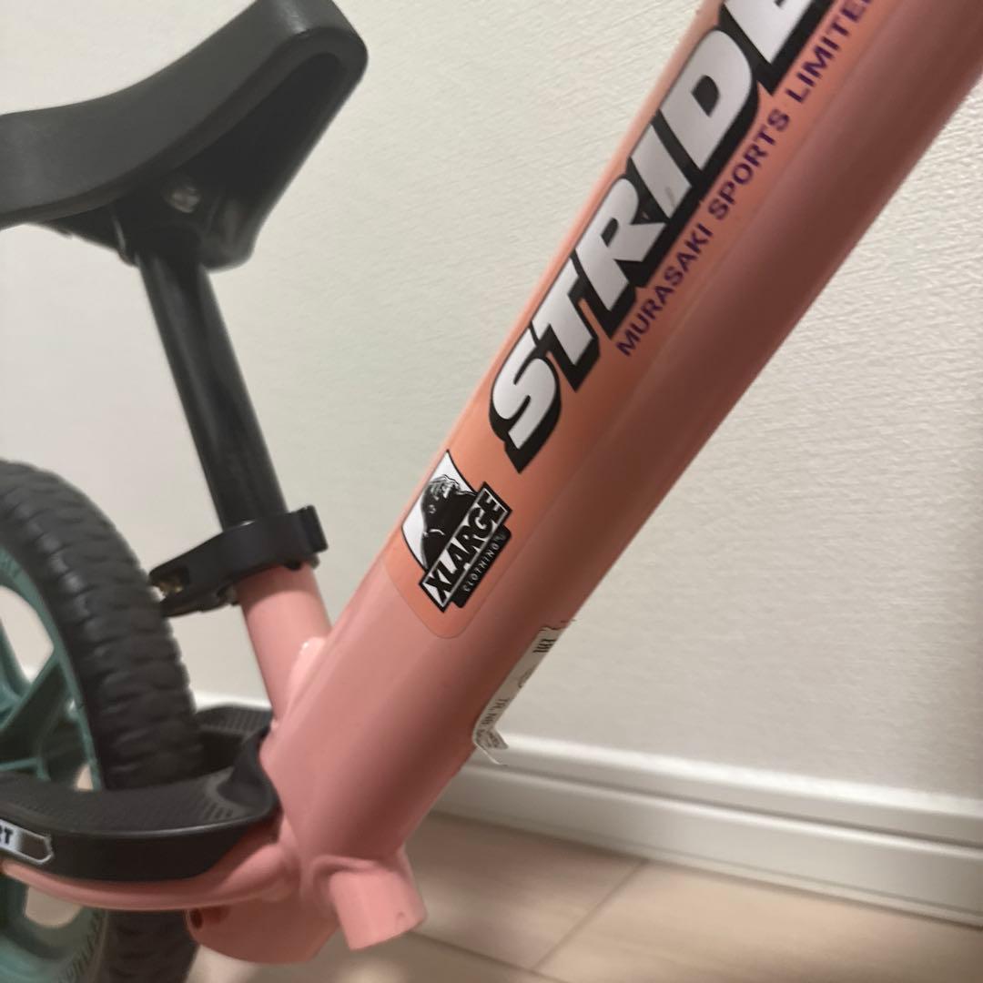 STRIDER バランスバイク 12インチ ピンク/グリーン