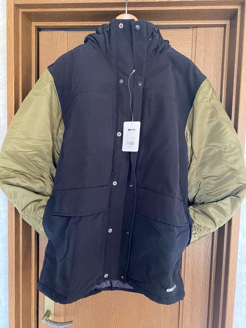 AKTRフード付きカジュアルダウンジャケット
