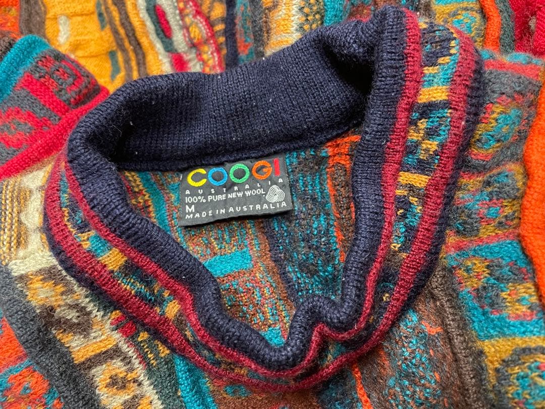 COOGI クージー 90s ビンテージ 3Dニット オーストラリア製 古着