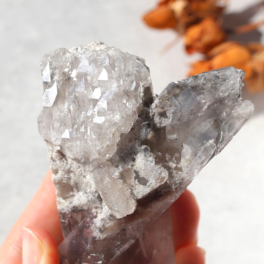 希少！ブラックファントムレムリアンシード 天然石 水晶 鉱物 一点物 クォーツ