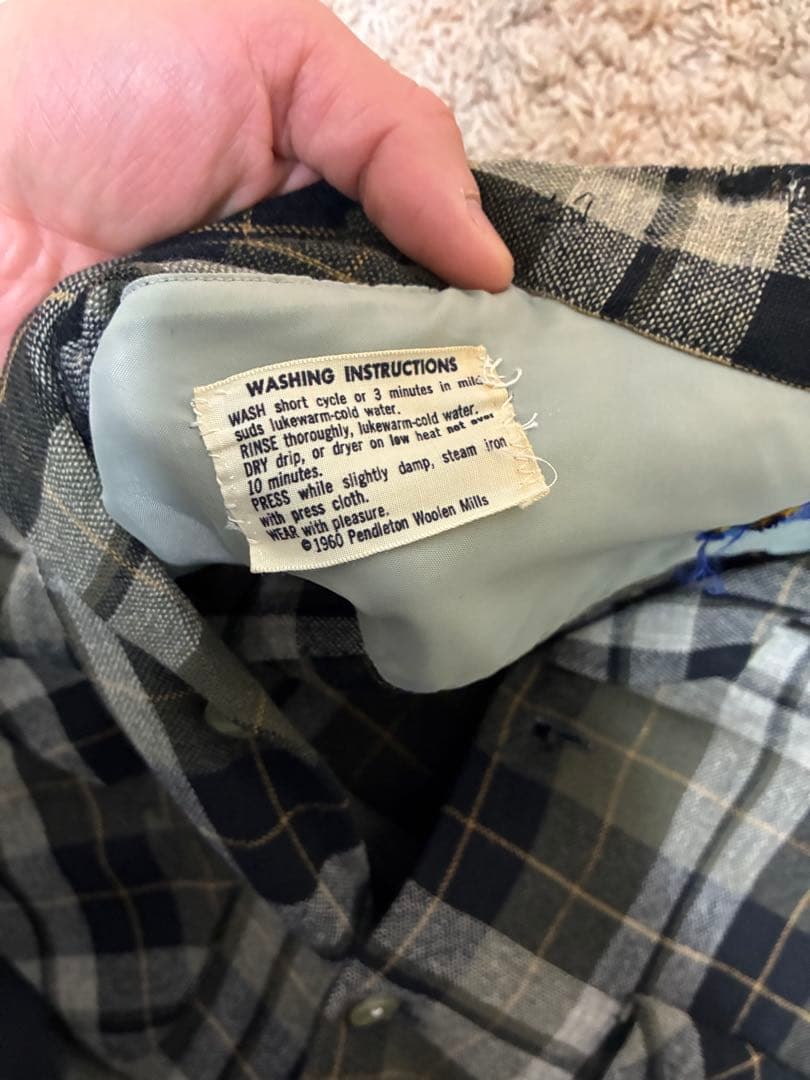 Pendleton Wool Shirt 60s ボードシャツ