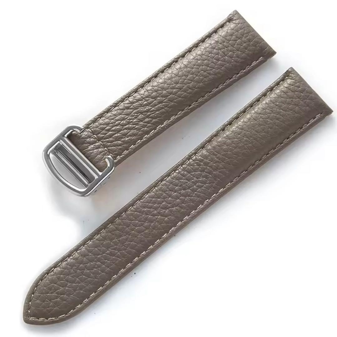 momo　カルティエ　タンク　交換用本革ベルト(Dバックル無し)