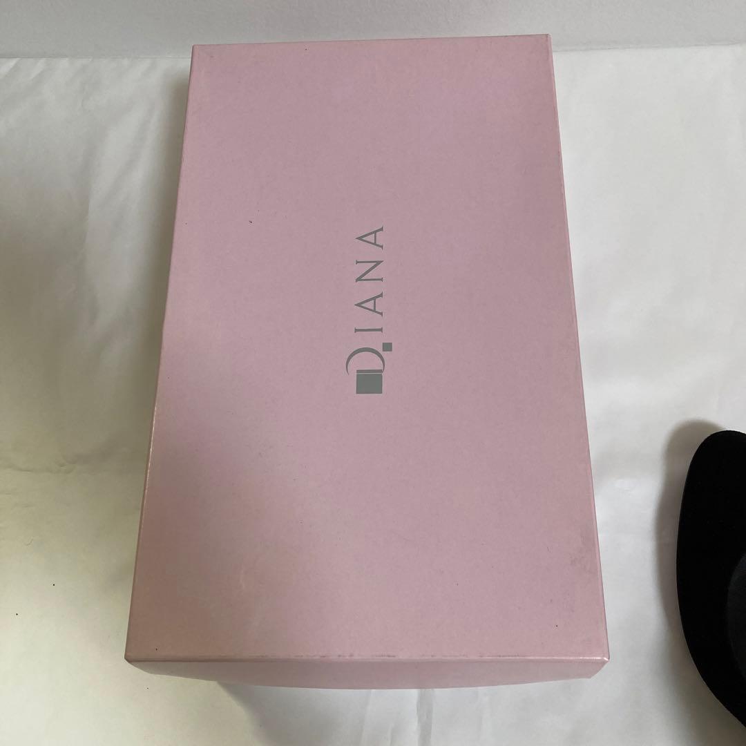 【美品】DIANA ダイアナ　ハイヒール　　パンプス　スウェード　黒　24.5
