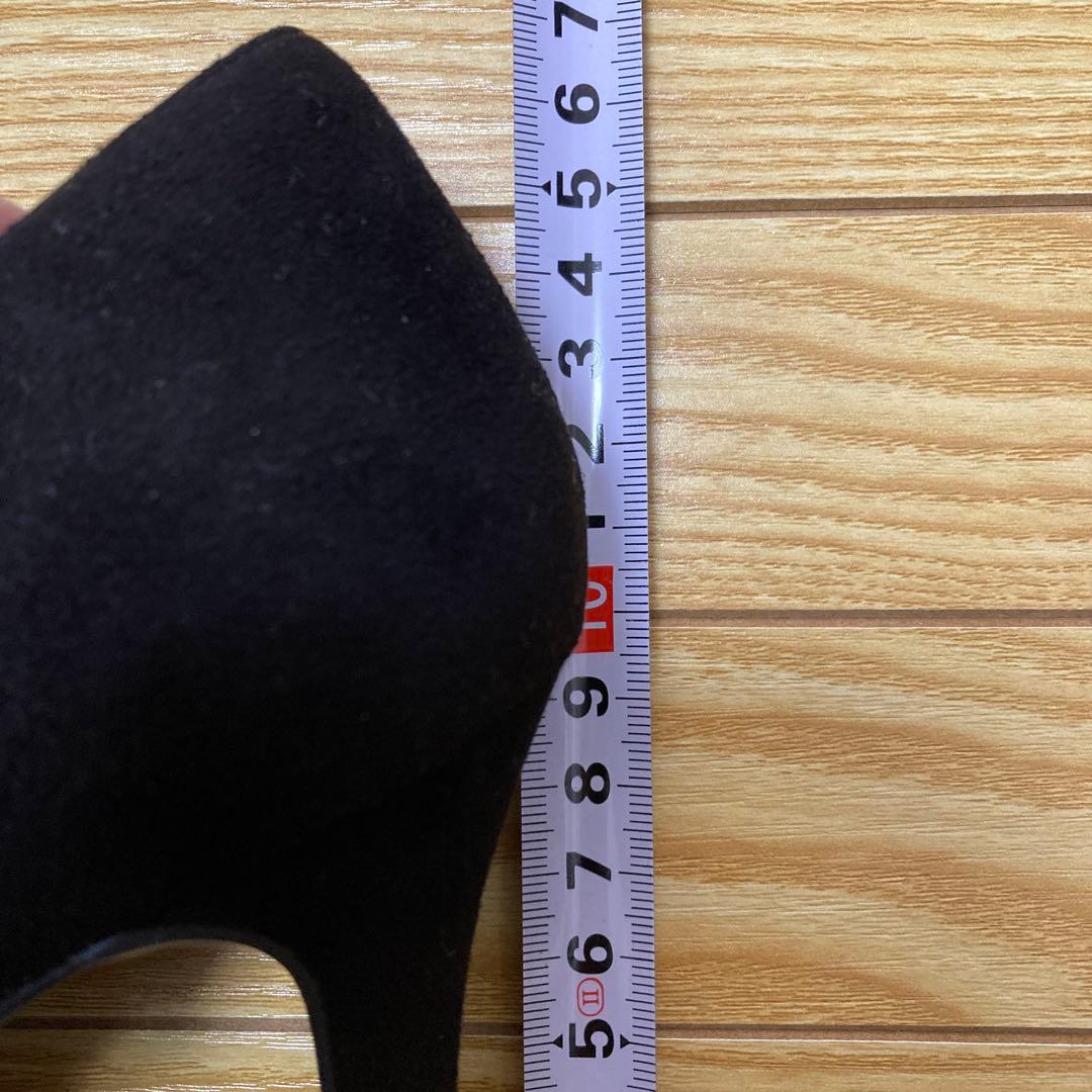 【美品】DIANA ダイアナ　ハイヒール　　パンプス　スウェード　黒　24.5