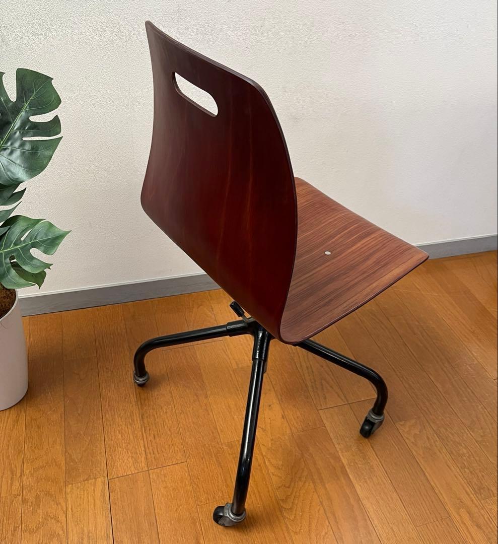 ヴィンテージ　ドイツ　パグホルツ　プライウッドチェア　ミッドセンチュリー　モダン