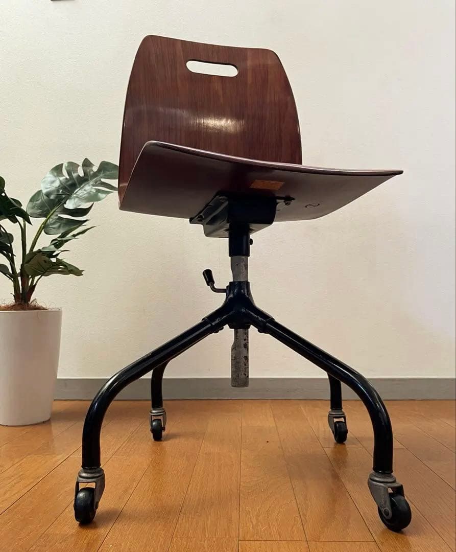 ヴィンテージ　ドイツ　パグホルツ　プライウッドチェア　ミッドセンチュリー　モダン