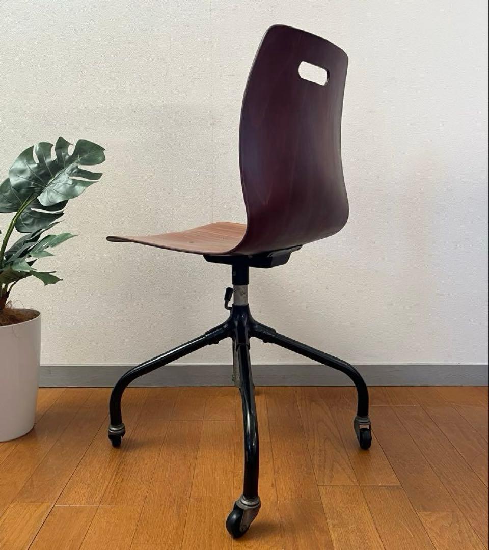 ヴィンテージ　ドイツ　パグホルツ　プライウッドチェア　ミッドセンチュリー　モダン