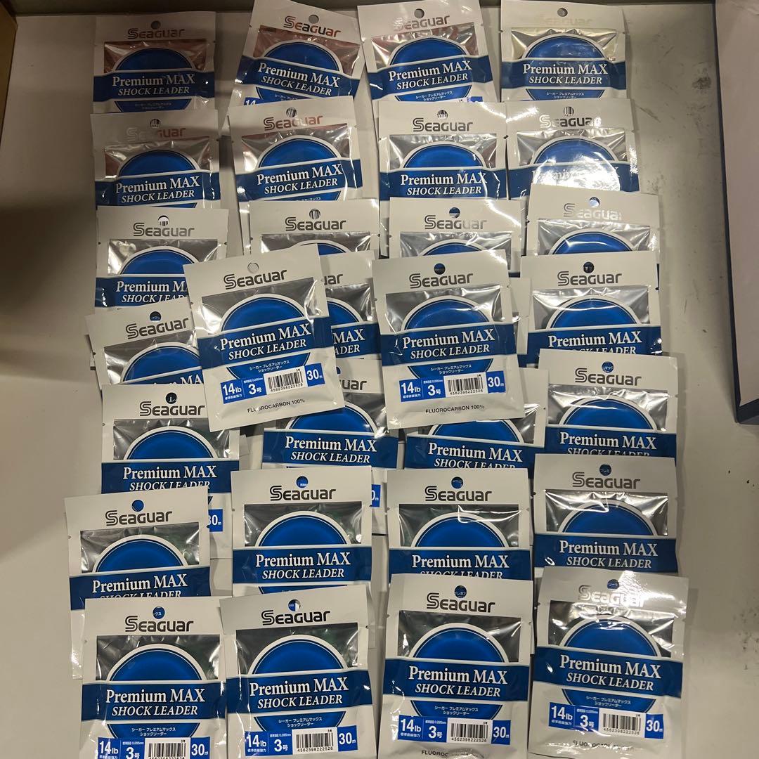 シーガープレミアムマックス ショックリーダー30m 14lb 3号 41点セット