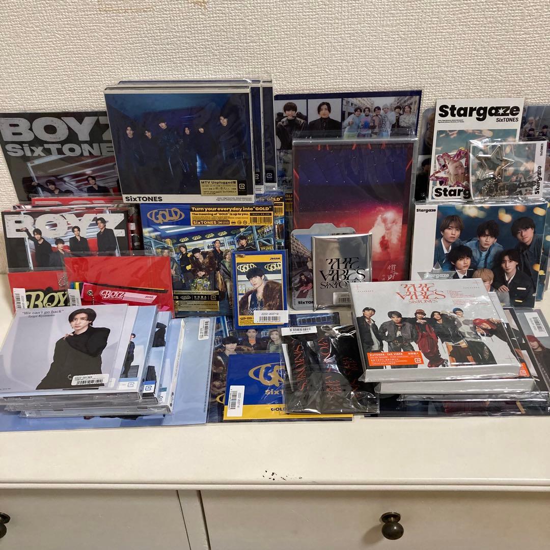 sixtones cd dvd まとめ売り　特典　クリアファイル　ブルーレイ