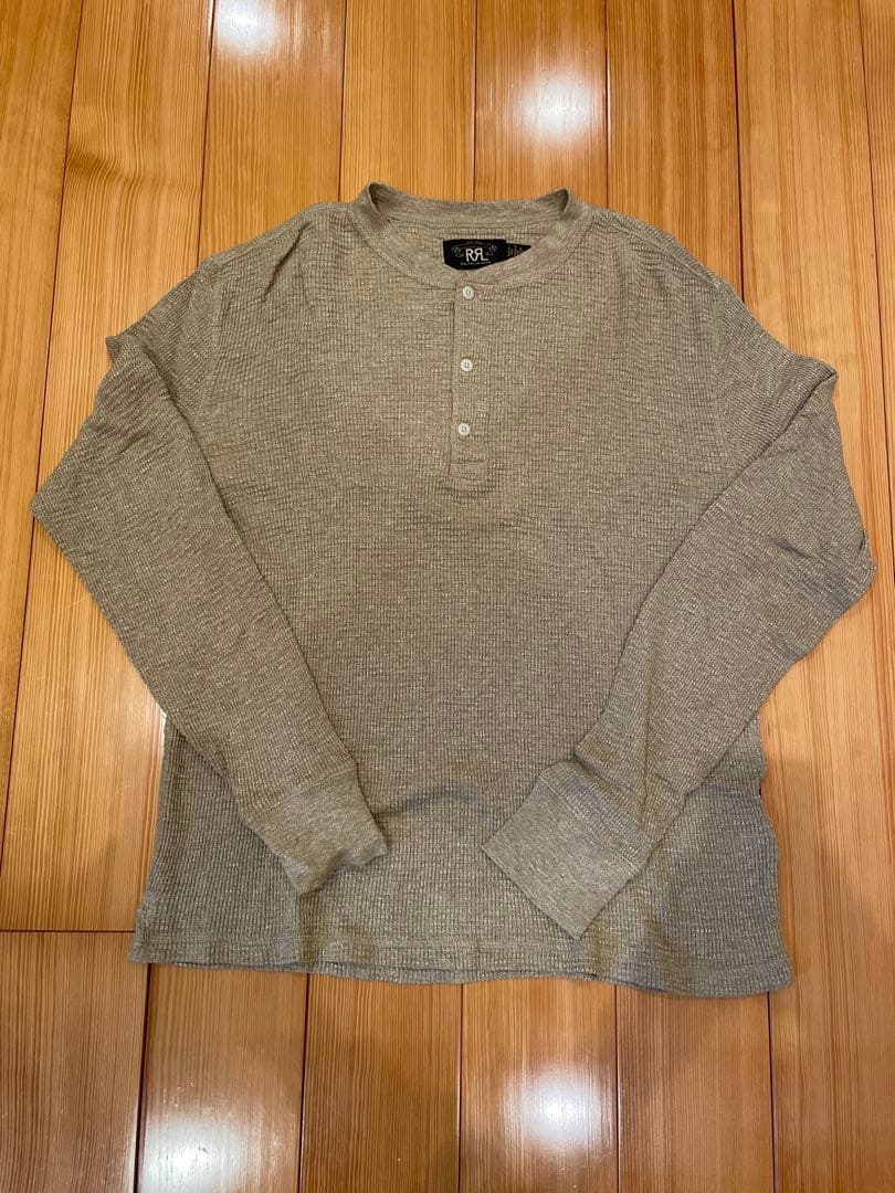 RRL ベージュ 長袖サーマル