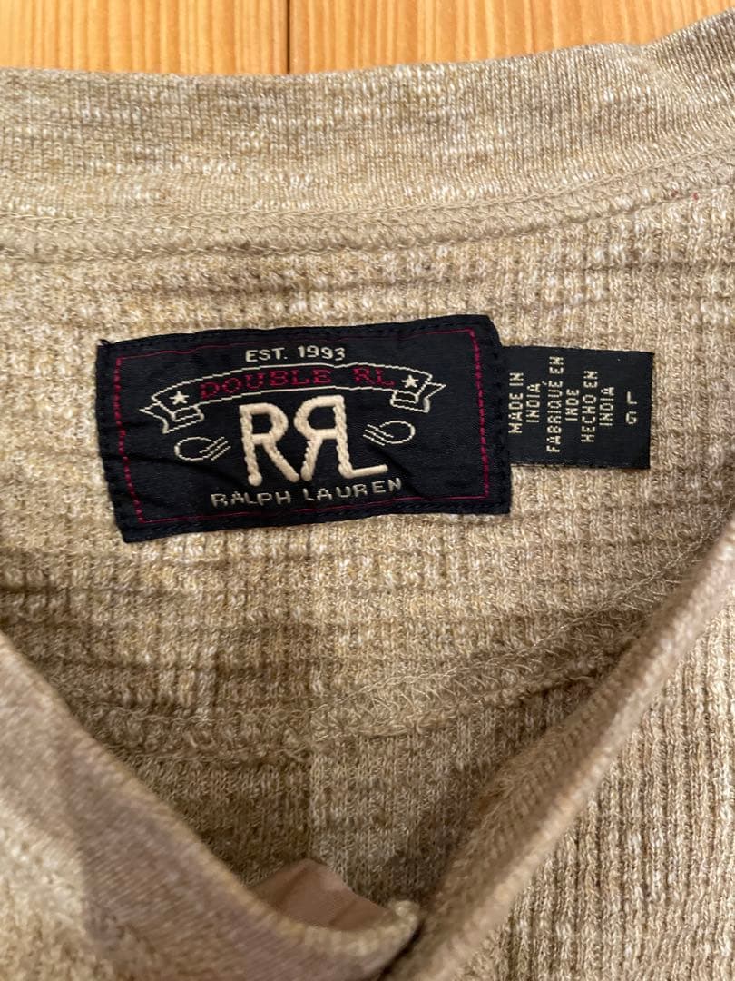 RRL ベージュ 長袖サーマル