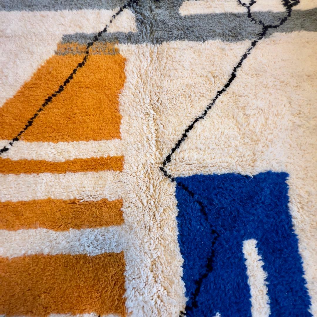 モロッコベニワレン ラグ