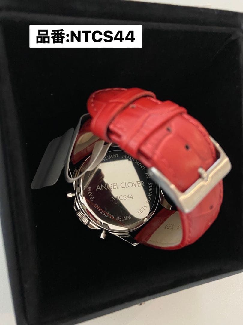 【新品・未使用】ANGEL CLOVER NTCS44 ソーラー　腕時計 赤
