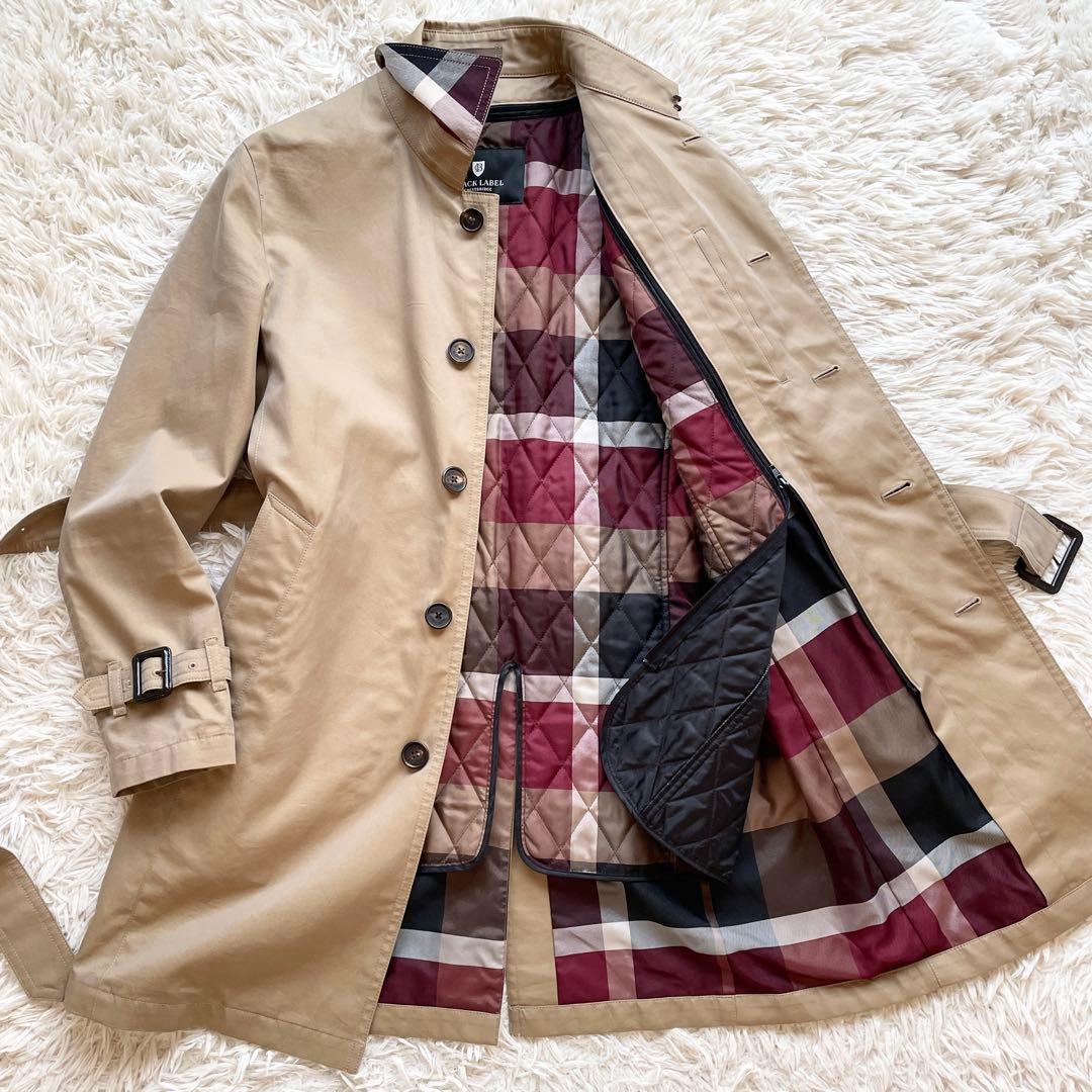 クレストブリッジ トレンチコート CBチェック 着脱キルティングライナー付き