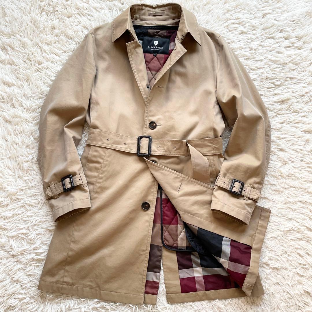 クレストブリッジ トレンチコート CBチェック 着脱キルティングライナー付き