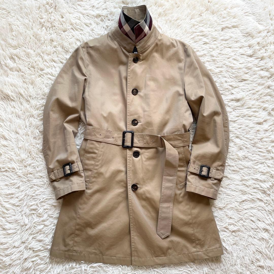 クレストブリッジ トレンチコート CBチェック 着脱キルティングライナー付き