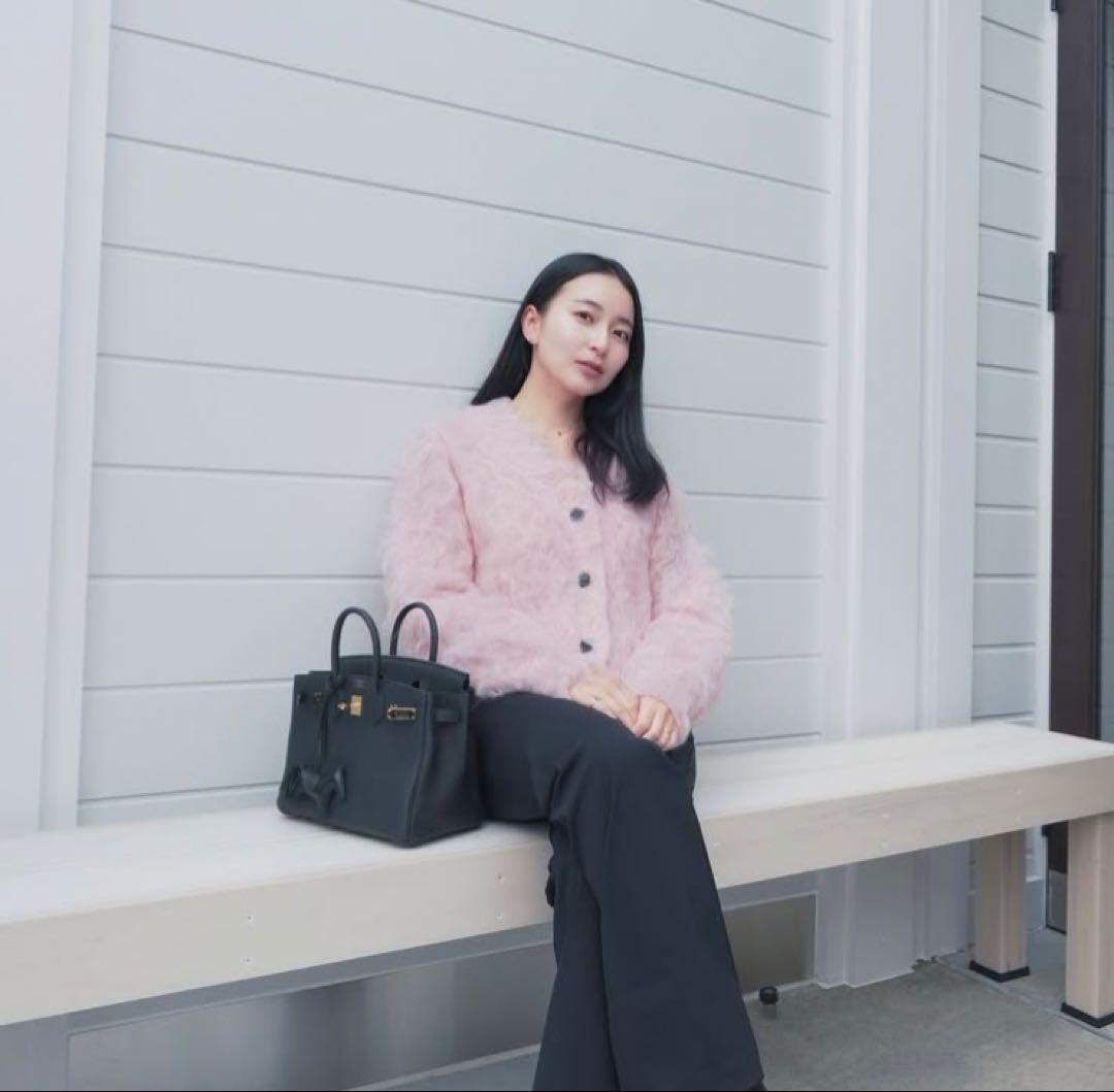 美品【THE TOE】Westminster Shaggy Cardigan