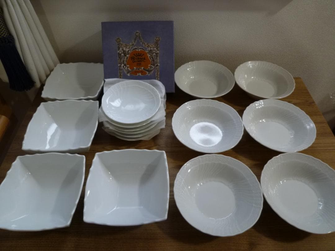 【リーリ】ジノリ ベッキオホワイト プレートセット