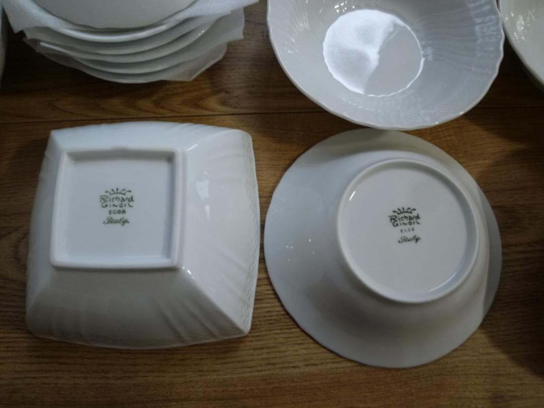 【リーリ】ジノリ ベッキオホワイト プレートセット
