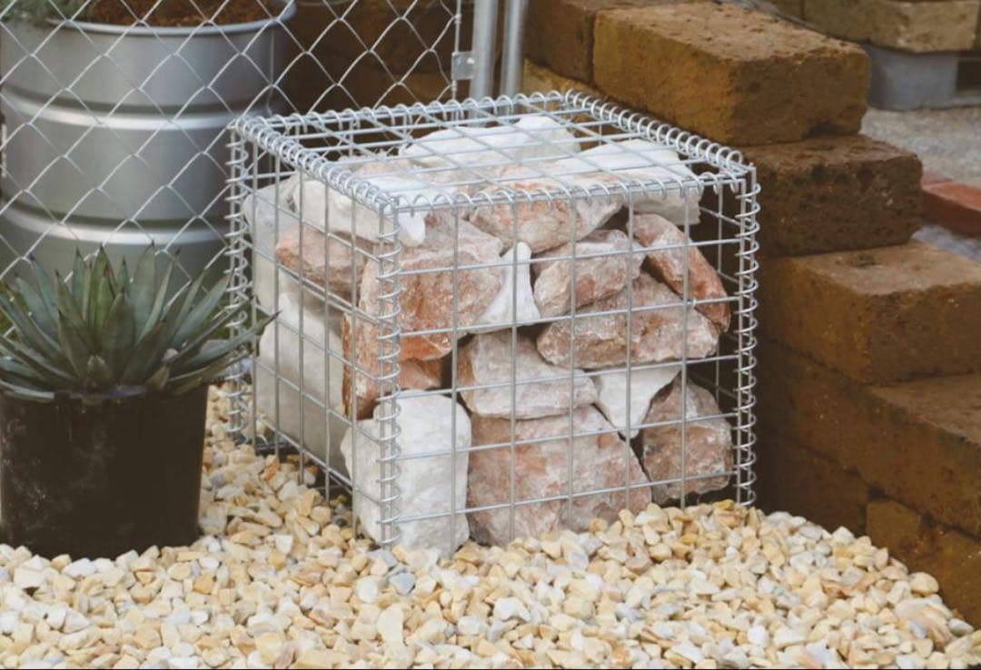 ガビオン　ボックス 蛇籠　ロックガーデン