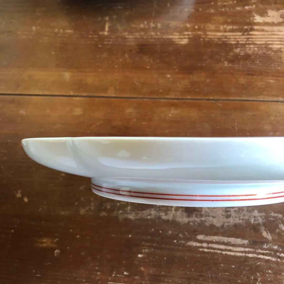 深川製磁 寿赤絵 大皿 プレート 八寸 梅型 梅 パスタ皿 ミート皿 金彩