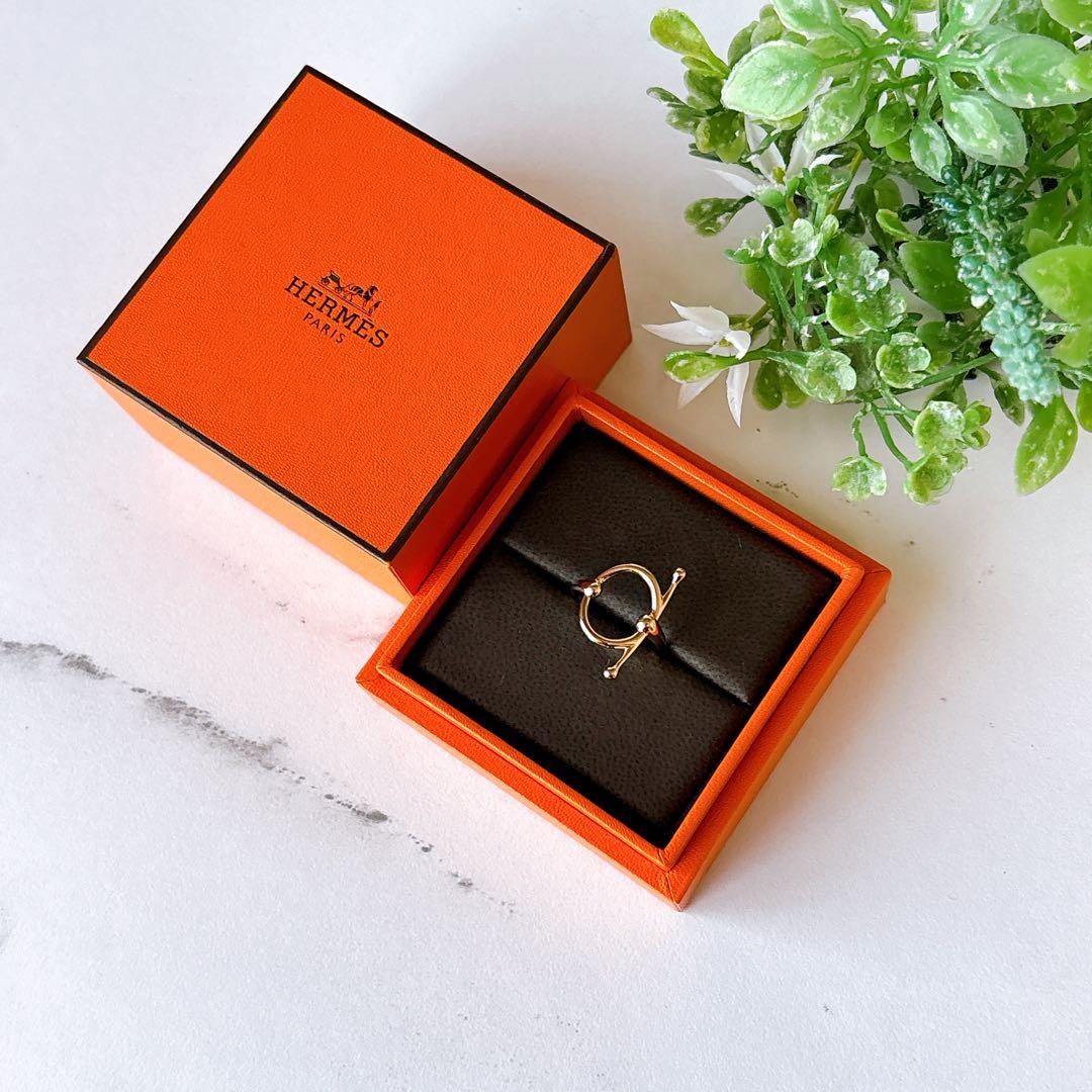 【極美品】エルメス フィレドール リング ローズゴールド 9号