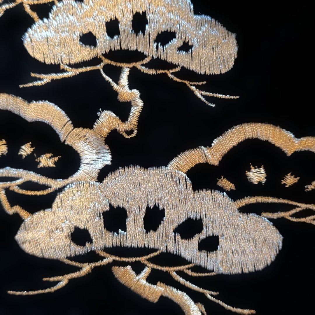 黒の別珍スカジャン