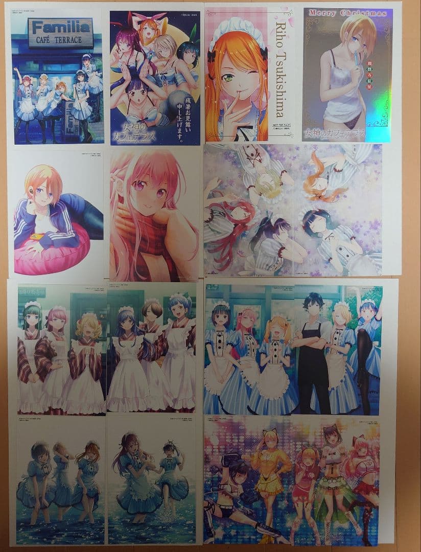 え*ん様 女神のカフェテラス　イラストカード　46種類セット