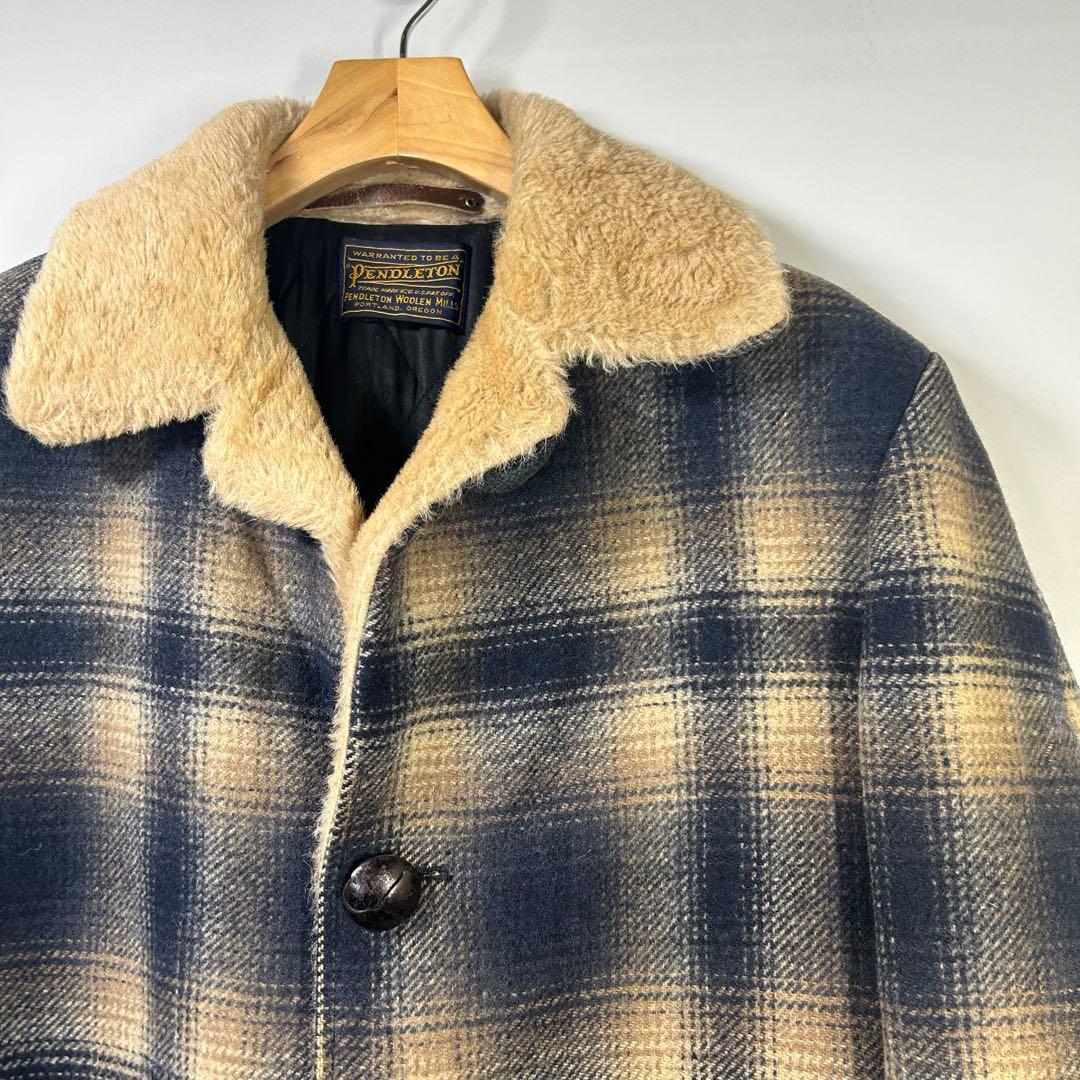 50年代 60年代 ペンドルトン PENDLETON ウール コート オンブレ