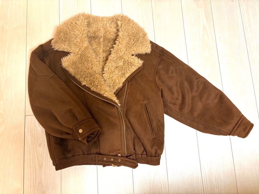 ジャケット・アウター FAKESHEARLING B3.5 RIDERS
