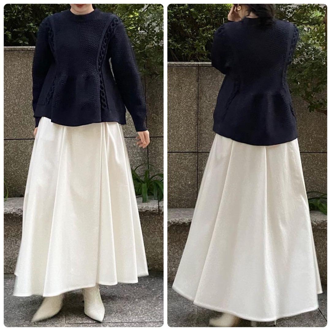 ◆幻◆ 希少美品　定価4.6万円 ADORE フォルムドバスケットニット